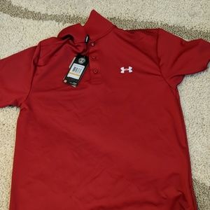 Under Armour men's performance polo, Crimson
